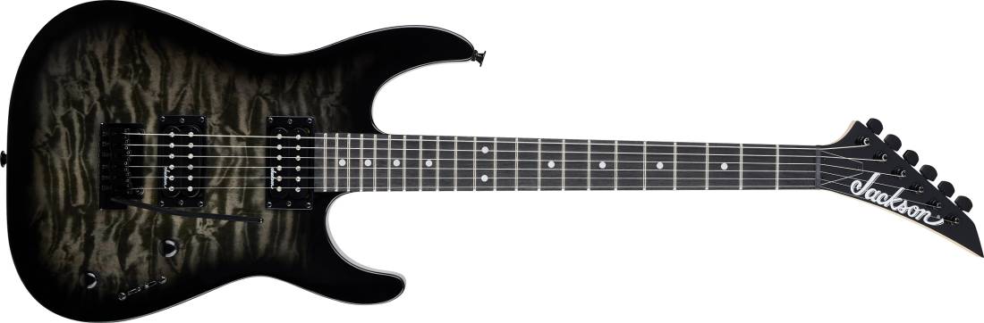 L&M Exclusive JS Series Dinky JS11Q Electric Guitar - Transparent Black Burst