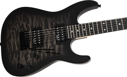 L&M Exclusive JS Series Dinky JS11Q Electric Guitar - Transparent Black Burst