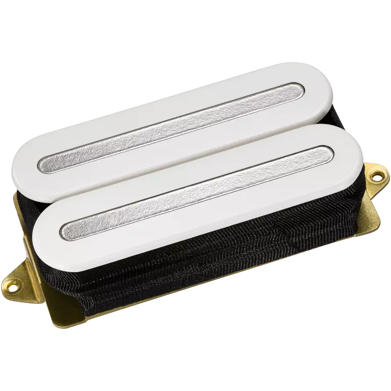 D Activator-X Bridge Pickup - White with Nickel Poles