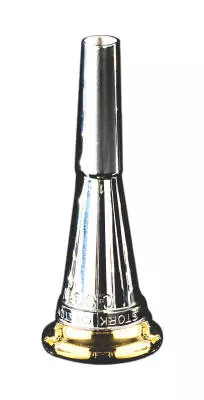 Stork Custom Mouthpieces - C Series #8 French Horn Mouthpiece - Gold-Plated Screw Rim