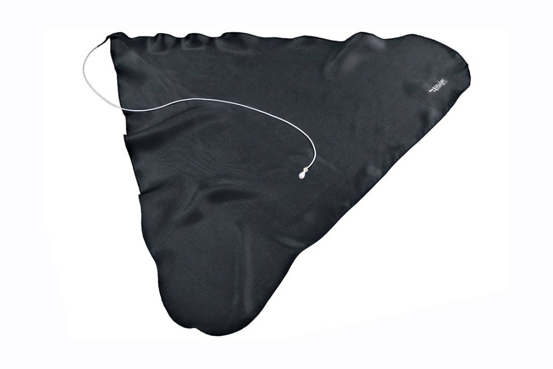 Silk Soprano Saxophone Swab - Black