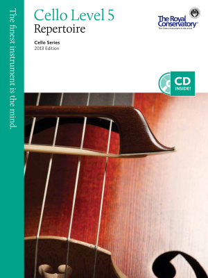 RCM Cello Level 5 Repertoire - Cello Series 2013 Edition - Book/CD