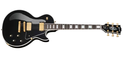 Gibson - Les Paul Custom 70s Electric Guitar with Hardshell Case - Ebony