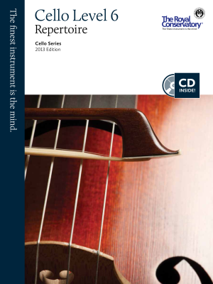 Frederick Harris Music Company - RCM Cello Level 6 Repertoire - Cello Series 2013 Edition - Book/CD