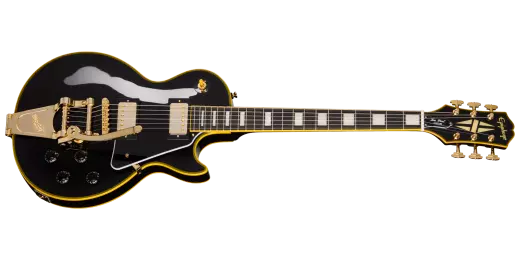 Joe Bonamassa \'59 Les Paul Custom Electric Guitar with Hardshell Case - Antique Ebony