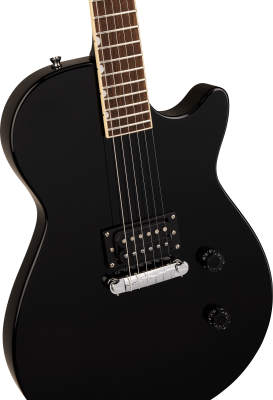 Streamliner Jet Club 1 Pickup Electric Guitar - Jet Black
