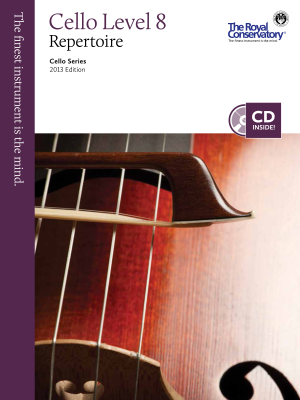 RCM Cello Level 8 Repertoire - Cello Series 2013 Edition - Book/CD