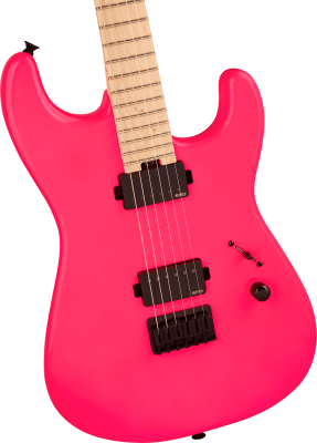 Limited Edition Sean Long Signature Pro-Mod San Dimas Style 1 HH HT M Electric Guitar - Neon Pink