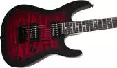 L&M Exclusive JS Series Dinky JS11Q Electric Guitar - Transparent Red Burst