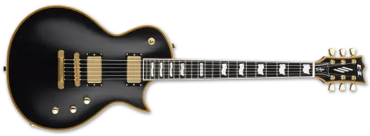 E-II Eclipse DB Electric Guitar with Hardshell Case - Vintage Black