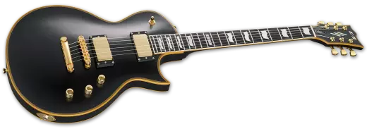 E-II Eclipse DB Electric Guitar with Hardshell Case - Vintage Black