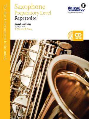 Frederick Harris Music Company - RCM Saxophone Preparatory Level Repertoire - Saxophone Series 2014 Edition - Book/CD