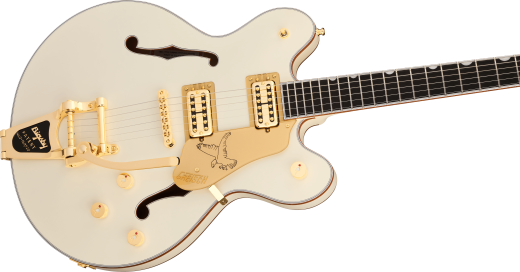 Falcon Center Block LTD with String-Thru Bigsby, Ebony Fingerboard - Vintage White