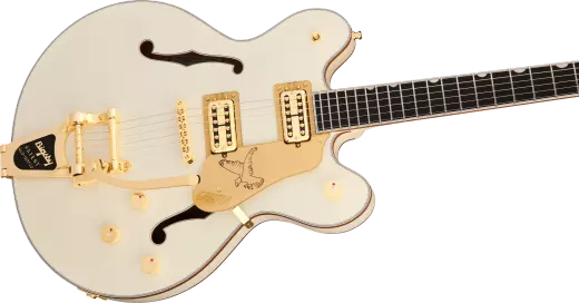 Falcon Center Block LTD with String-Thru Bigsby, Ebony Fingerboard - Vintage White