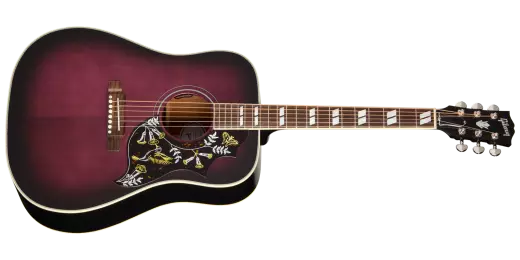 Gibson - Hummingbird Standard Acoustic/Electric Guitar with Hardshell Case - Purple Burst