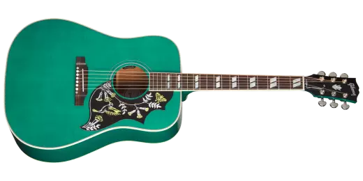 Gibson - Hummingbird Standard Acoustic/Electric Guitar with Hardshell Case - Seafoam Green