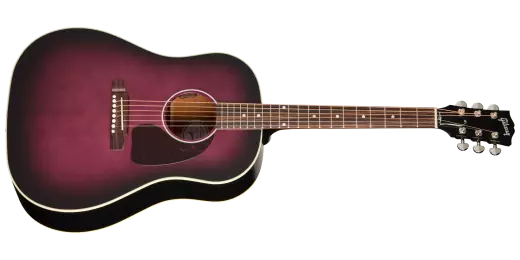 Gibson - J-45 Standard Acoustic/Electric Guitar with Hardshell Case - Purple Burst