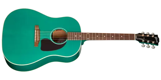 Gibson - J-45 Standard Acoustic/Electric Guitar with Hardshell Case - Seafoam Green