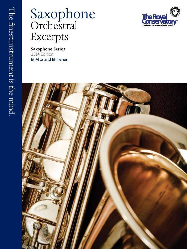 RCM Saxophone Orchestral Excerpts - Saxophone Series 2014 Edition - Book