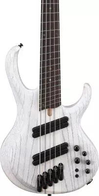 BTB Bass Workshop 5-String Multi-Scale Bass with Hardshell Case - Transparent White Flat