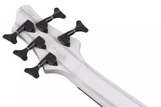 BTB Bass Workshop 5-String Multi-Scale Bass with Hardshell Case - Transparent White Flat