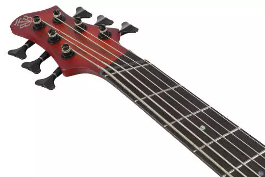 BTB Bass Workshop 6-String Multi-Scale Bass with Hardshell Case - Brown Topaz Burst Flat