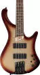 EHB Ergonomic Headless 4-String Bass - Charred Champagne Burst Matte