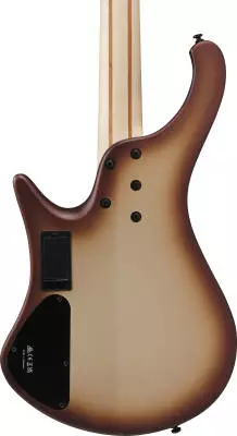 EHB Ergonomic Headless 4-String Bass - Charred Champagne Burst Matte