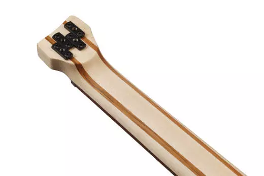 EHB Ergonomic Headless 4-String Bass - Charred Champagne Burst Matte