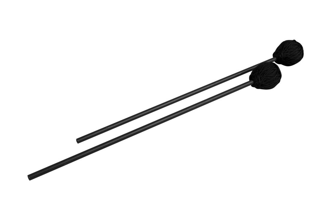 Plastic Metallophone Mallets - 28 cm, Maroon Wool