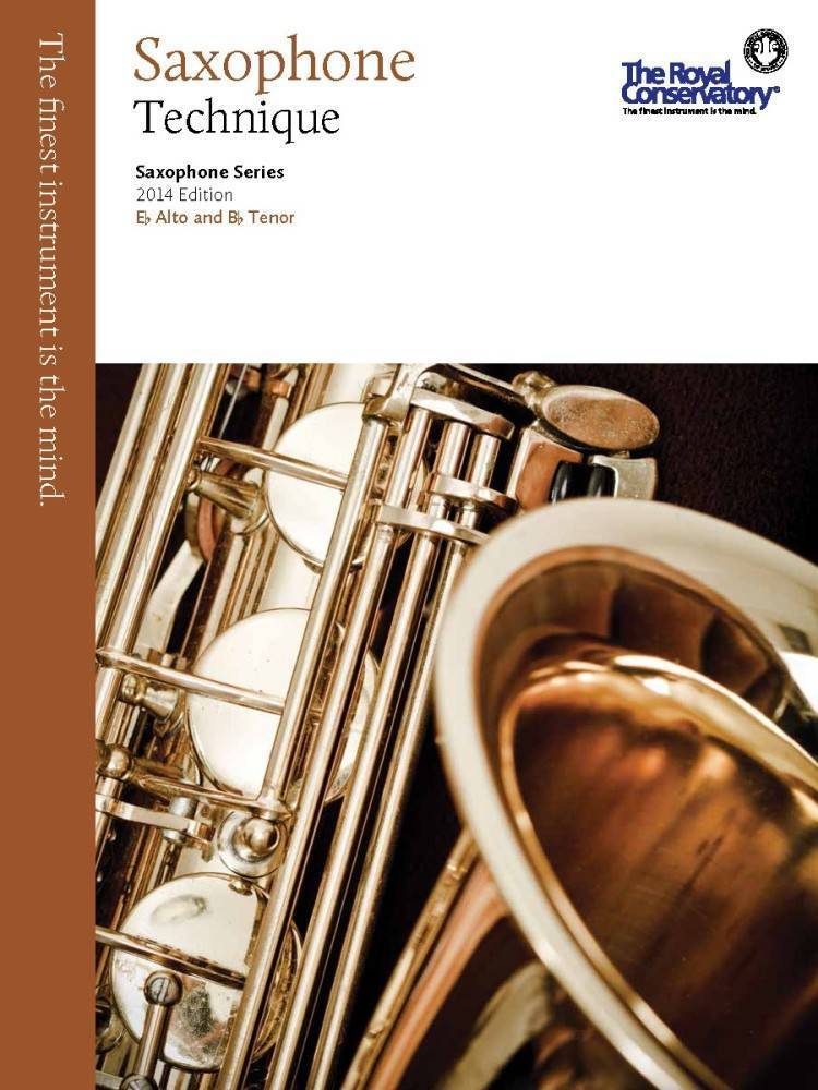 RCM Saxophone Technique Preparatory-Level 10 - Saxophone Series 2014 Edition - Book