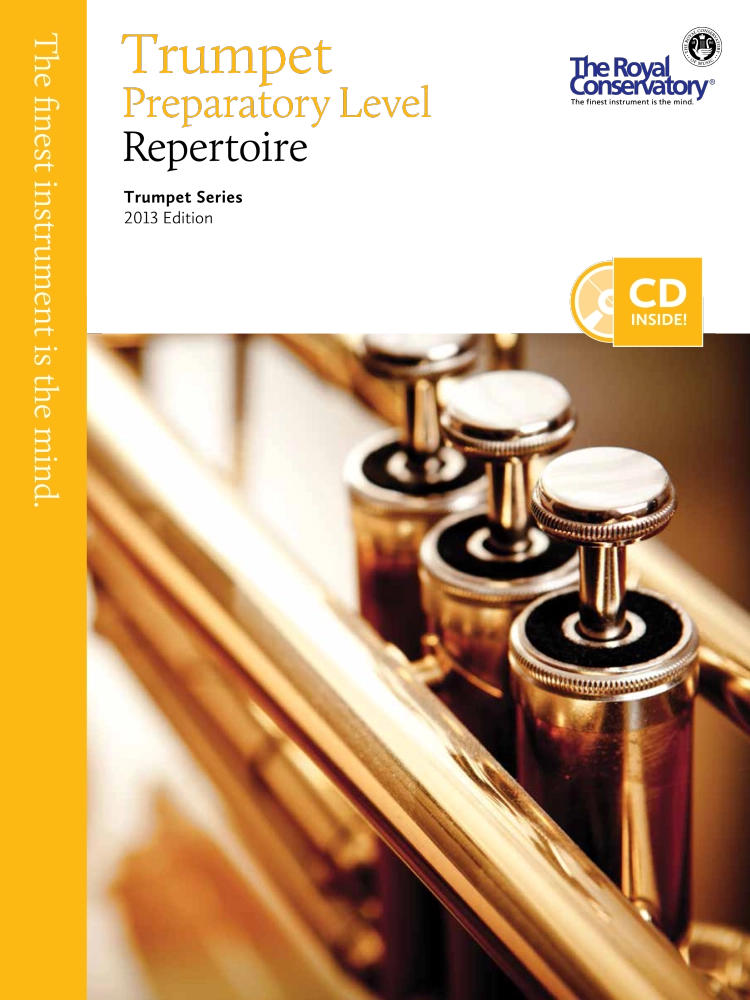 RCM Trumpet Preparatory Level Repertoire - Trumpet Series 2013 Edition - Book/CD