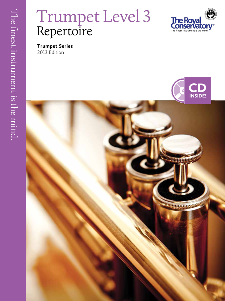 RCM Trumpet Level 3 Repertoire - Trumpet Series 2013 Edition - Book/CD