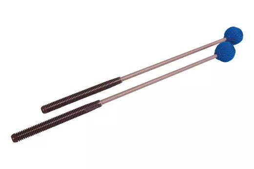 Studio 49 - Mallets with Blue Wrapped Yarn Head for Bass Xylophone - 36 cm