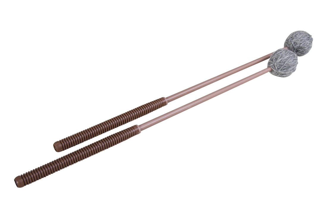 Mallets with Grey Wrapped Yarn Head for Bass Xylophone - 32 cm