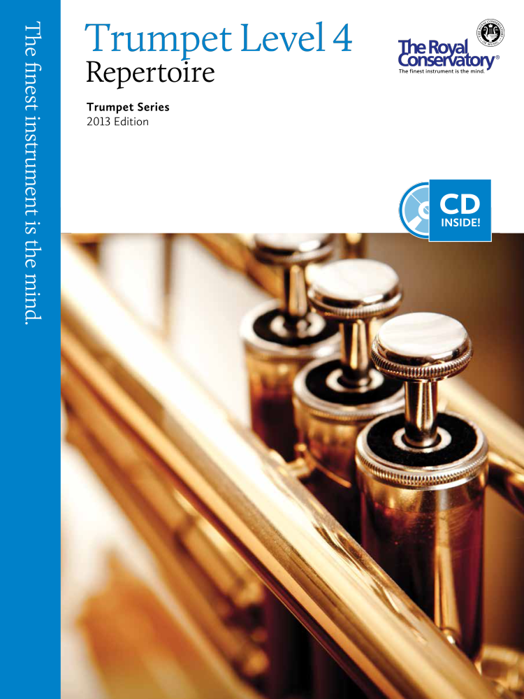 RCM Trumpet Level 4 Repertoire - Trumpet Series 2013 Edition - Book/CD