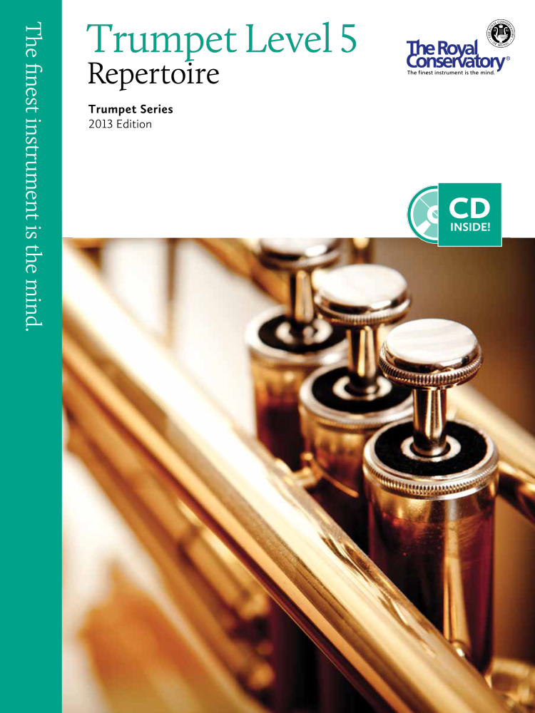 RCM Trumpet Level 5 Repertoire - Trumpet Series 2013 Edition - Book/CD
