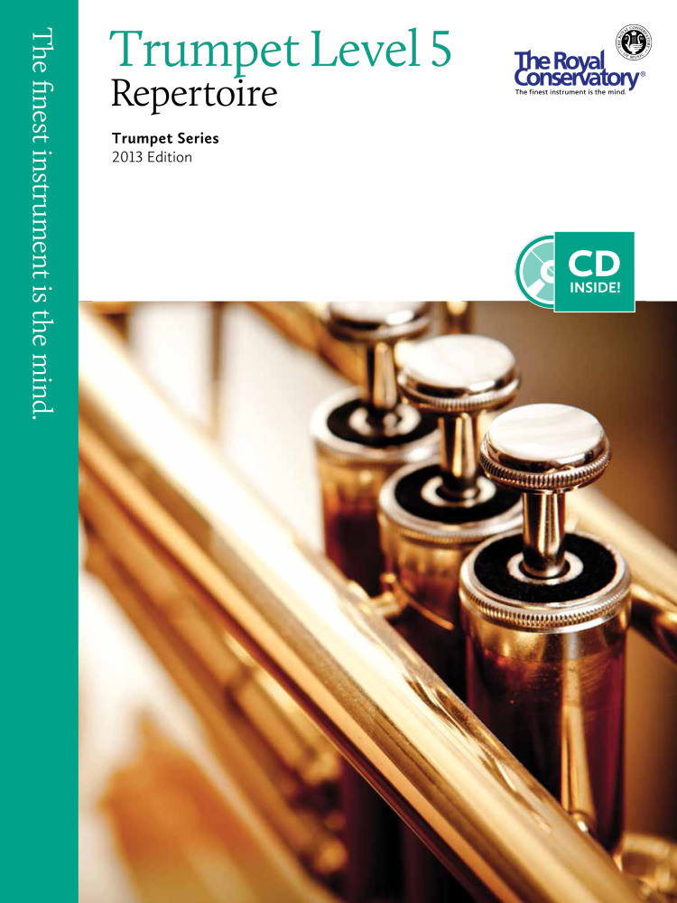 RCM Trumpet Level 5 Repertoire - Trumpet Series 2013 Edition - Livre/CD