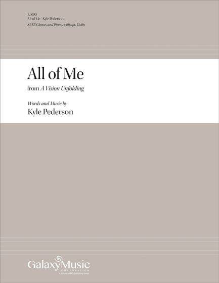 All of Me - Pederson - Choral Octavo - SATB Accompanied