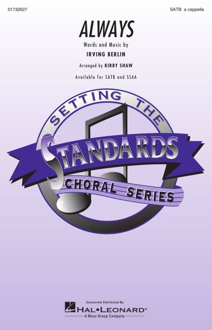 Always - Berlin/Shaw - Choral Octavo - SATB A Cappella