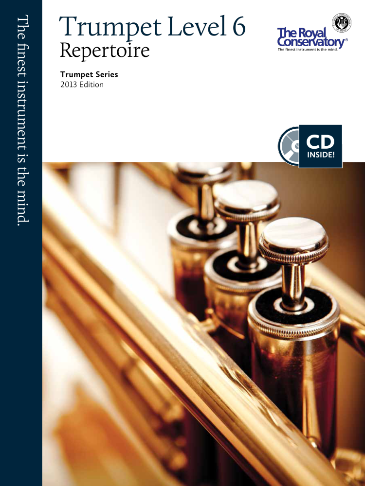 RCM Trumpet Level 6 Repertoire - Trumpet Series 2013 Edition - Book/CD