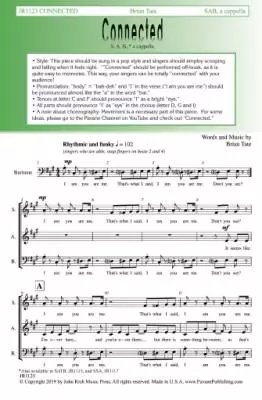 Connected - Tate - Choral Octavo - SAB A Cappella