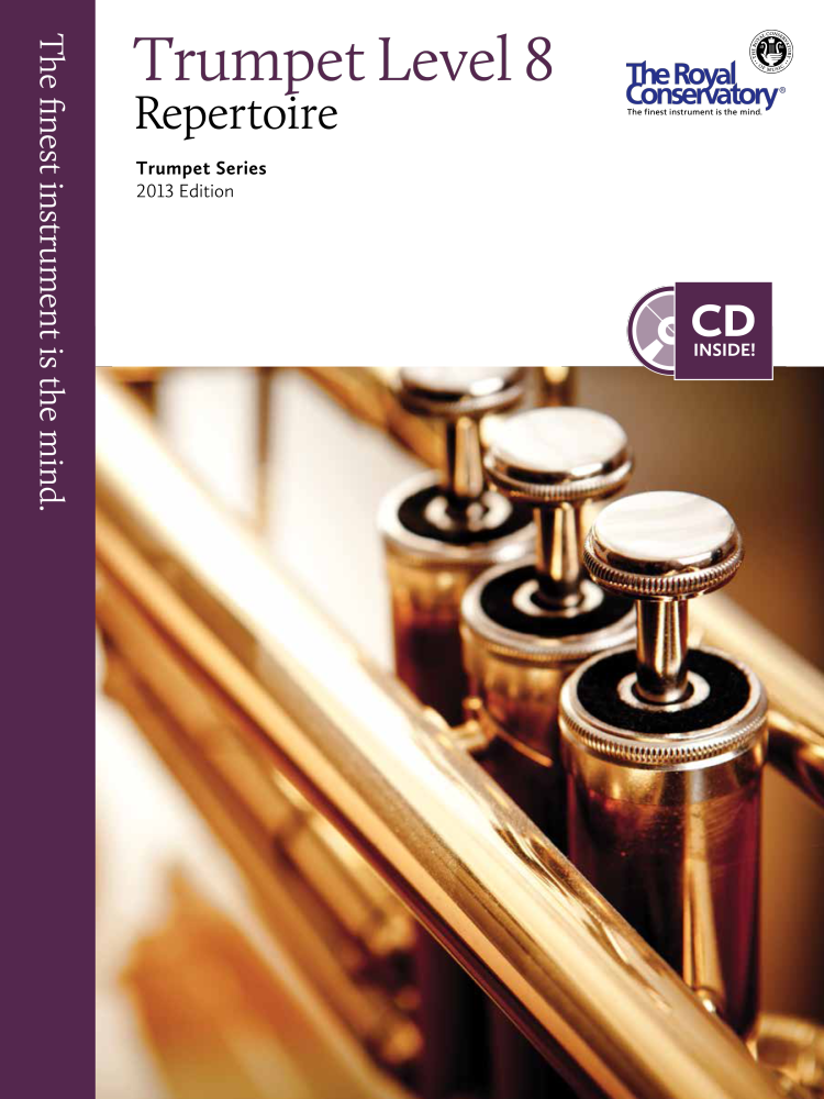 RCM Trumpet Level 8 Repertoire - Trumpet Series 2013 Edition - Book/CD