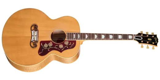 Gibson - 1957 SJ-200 Light Aged Acoustic Guitar with Hardshell Case - Dark Natural
