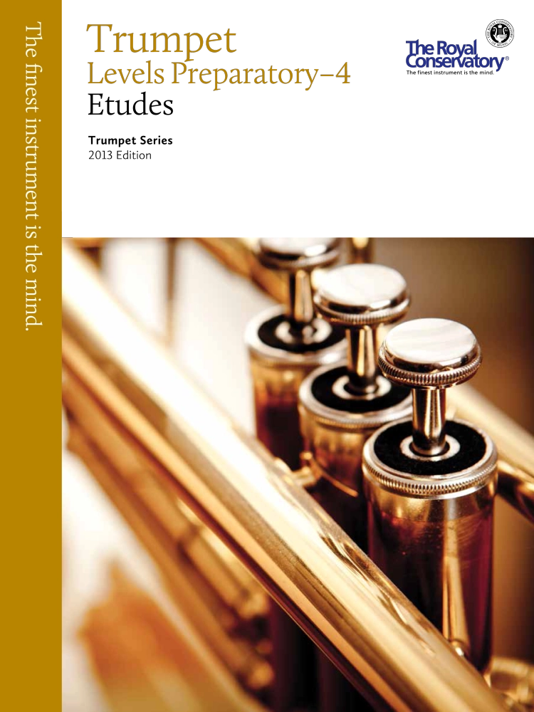RCM Trumpet Etudes Preparatory- Level 4 - Trumpet Series 2013 Edition - Book