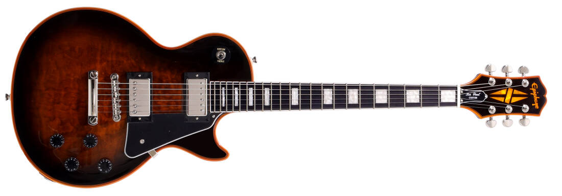 Les Paul Custom Widow Electric Guitar with Gigbag - Orange