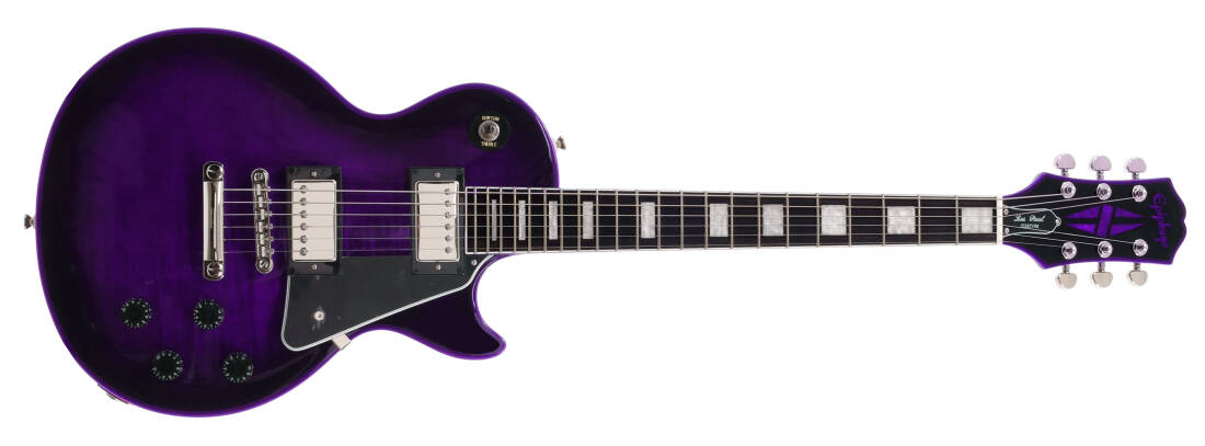 Les Paul Custom Widow Electric Guitar with Gigbag - Purple