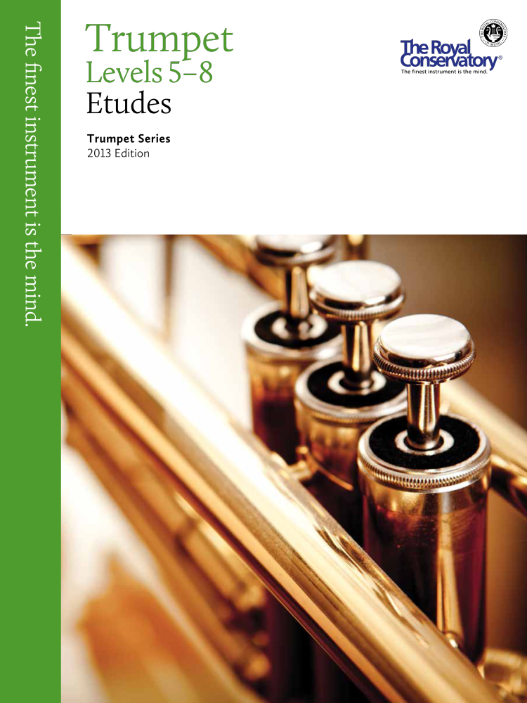 RCM Trumpet Etudes Levels 5-8 - Trumpet Series 2013 Edition - Book
