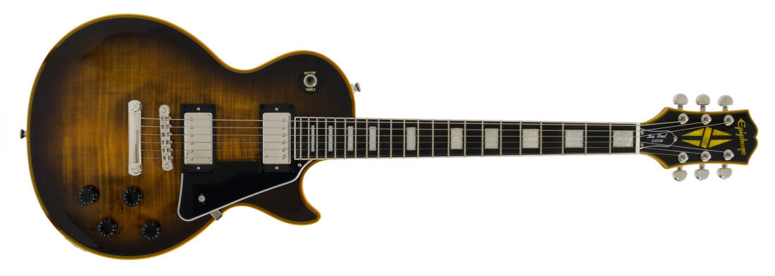 Les Paul Custom Widow Electric Guitar with Gigbag - Yellow