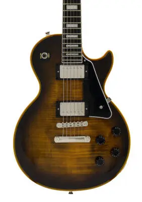 Les Paul Custom Widow Electric Guitar with Gigbag - Yellow